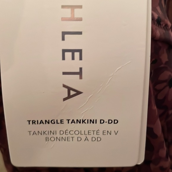 Athleta Triangle Tankini Top D-DD Size Small NWT - Picture 8 of 9